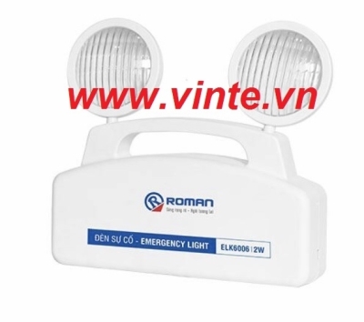 ĐÈN SỰ CỐ ROMAN - ELK6006/2W (có kiểm định PCCC)